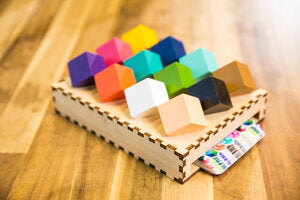 Chroma Cube - A Color-Based Deduction Puzzle - Quick Ship - Puzzlicious.com