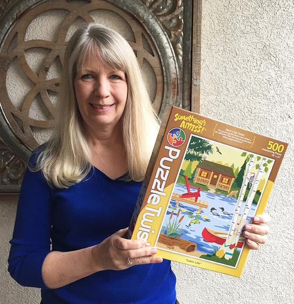 Cabin Life 500 Piece Puzzle Twist Jigsaw Puzzle - Quick Ship - Puzzlicious.com