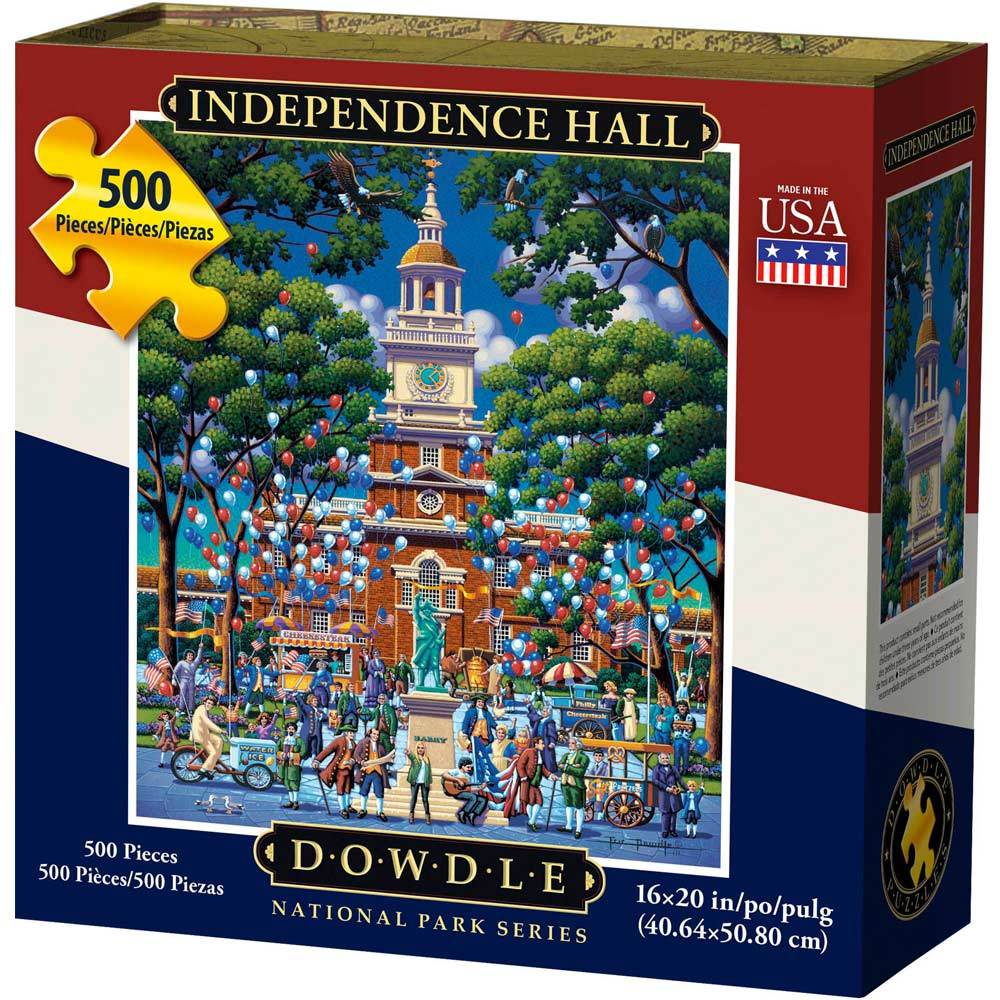 Independence Hall 500 Piece Puzzle - Quick Ship - Puzzlicious.com