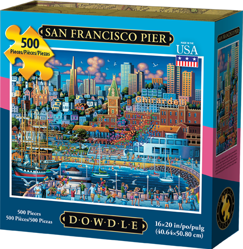 San Francisco Pier 500 Piece Puzzle - Quick Ship - Puzzlicious.com