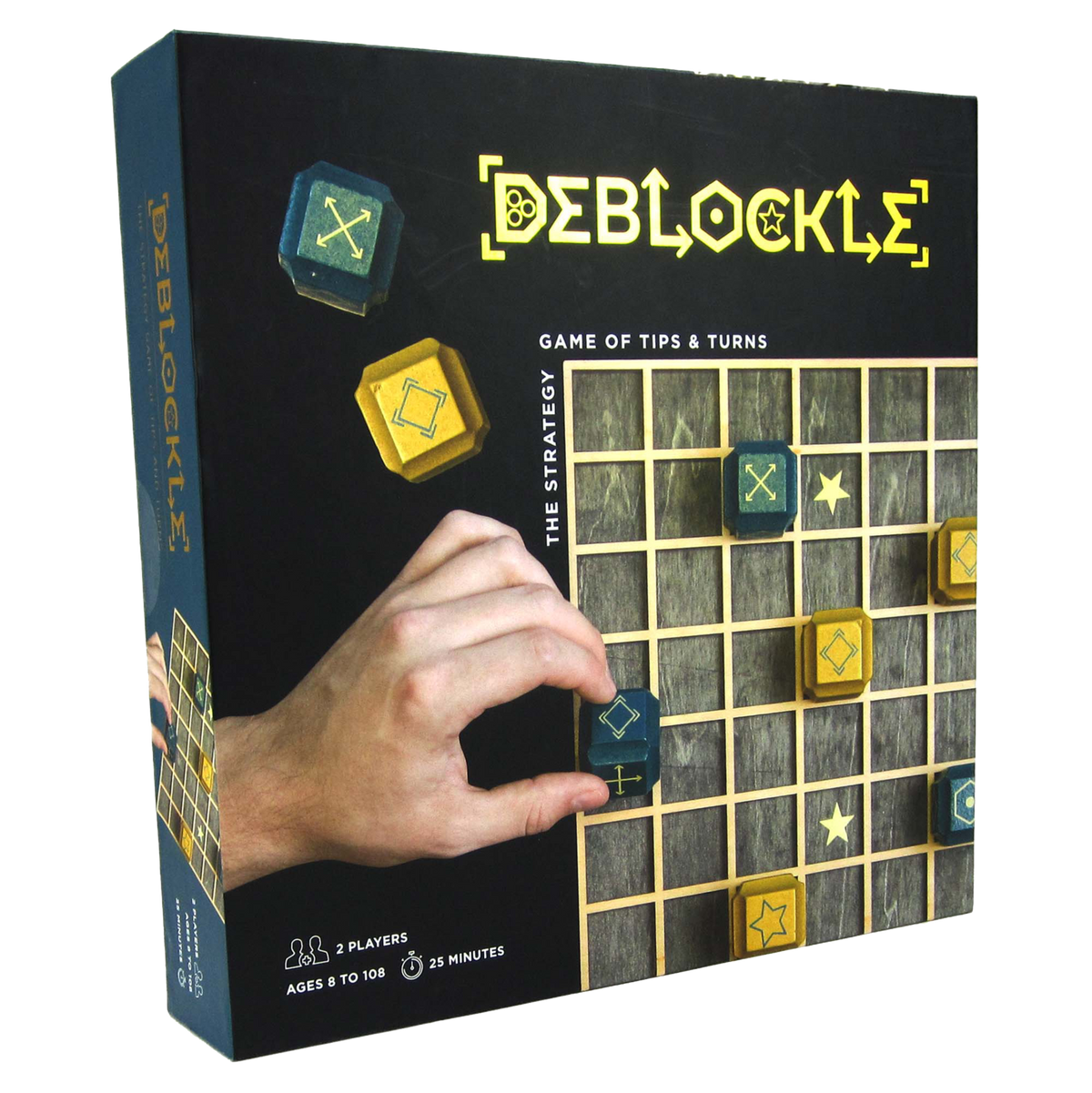 Deblockle - The Strategy Game of Tips and Turns - Quick Ship - Puzzlicious.com