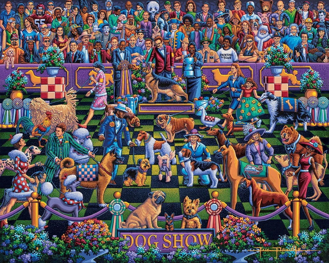 Dog Show 500 Piece Puzzle - Quick Ship - Puzzlicious.com