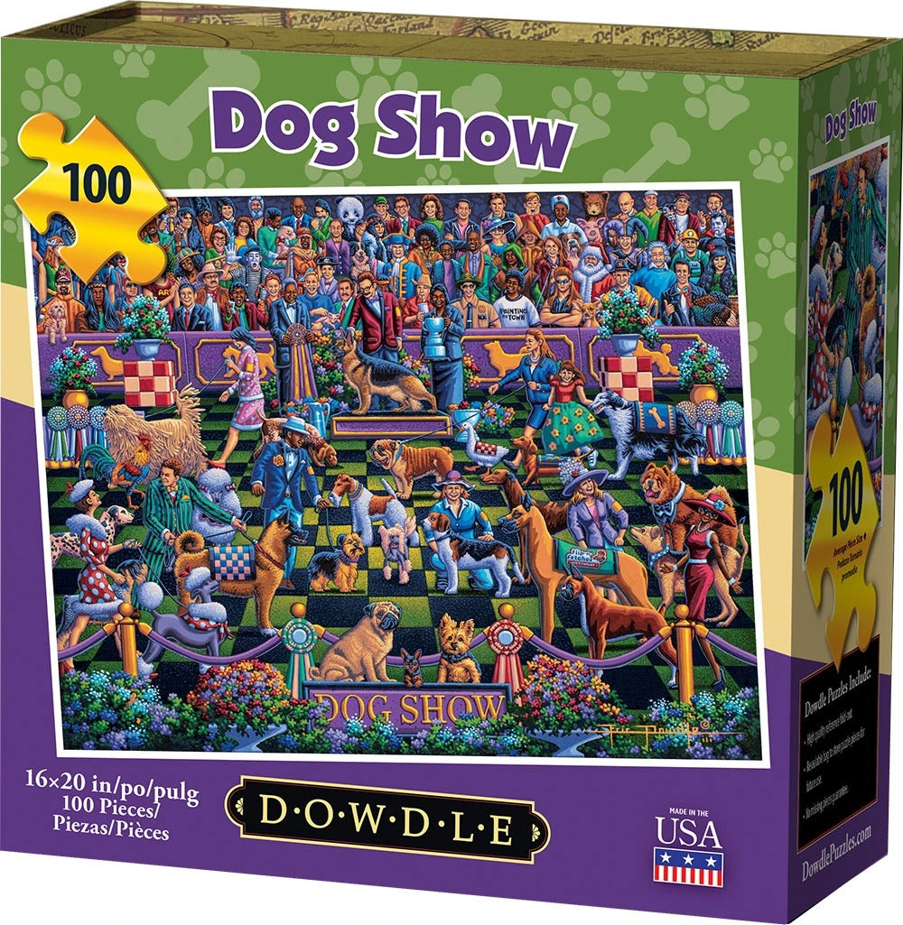 Dog Show 500 Piece Puzzle - Quick Ship - Puzzlicious.com