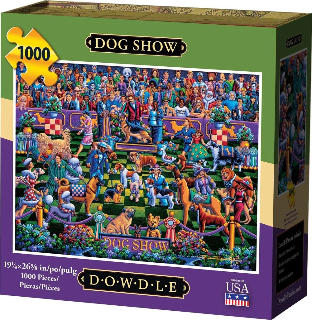 Dog Show 500 Piece Puzzle - Quick Ship - Puzzlicious.com