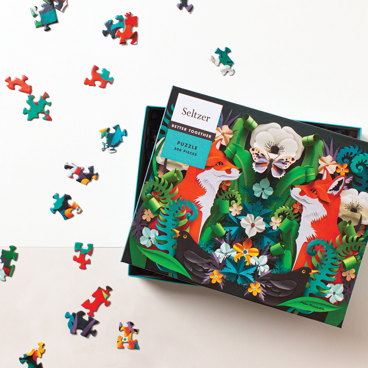 Fox Garden 500 Piece Puzzle - Quick Ship - Puzzlicious.com
