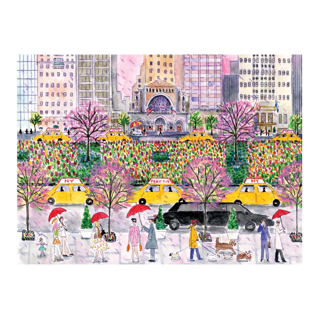 Michael Storrings Spring On Park Avenue 1000 Piece Puzzle - Quick Ship - Puzzlicious.com