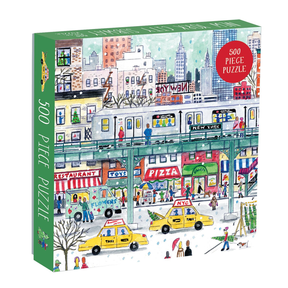 Michael Storrings New York City Subway 500 Piece Puzzle - Quick Ship - Puzzlicious.com