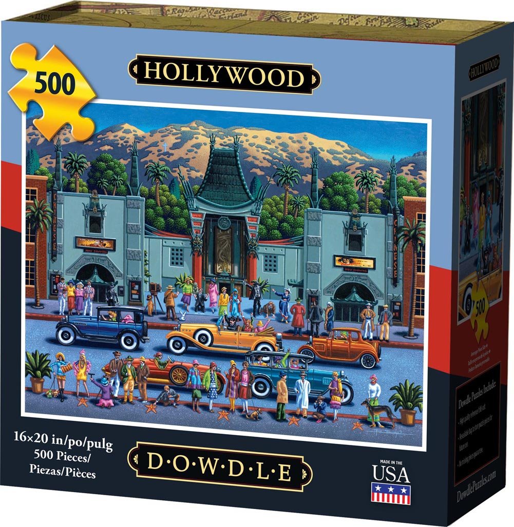 Hollywood 500 Piece Puzzle - Quick Ship - Puzzlicious.com