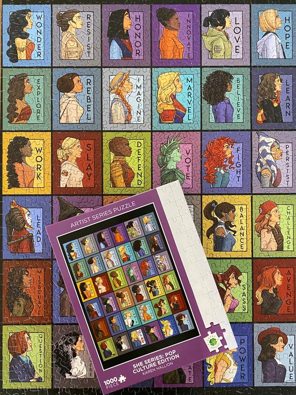 She Series: Pop Culture Edition 1000 Piece Puzzle - Quick Ship - Puzzlicious.com