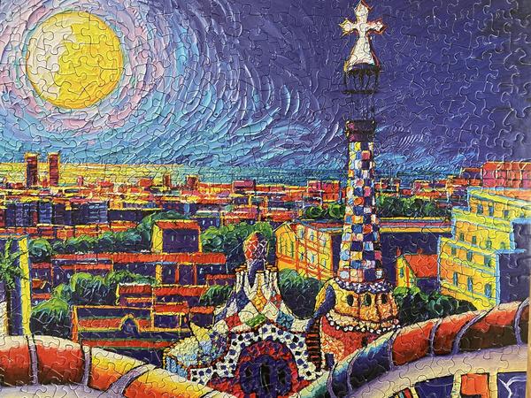 Large Jigsaw Puzzles 2000 Pieces Van Gogh Starry Night Oil