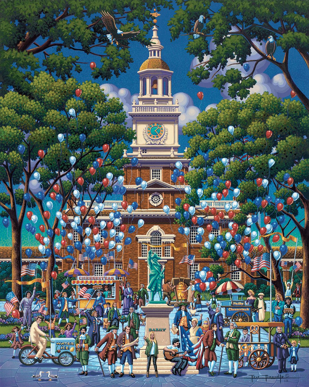 Independence Hall 500 Piece Puzzle - Quick Ship - Puzzlicious.com