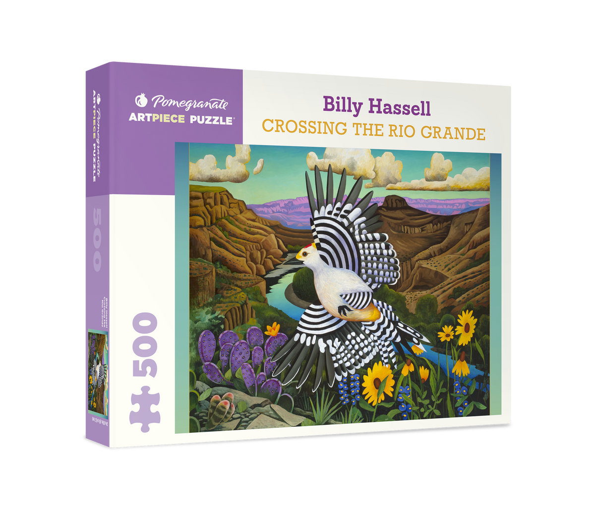Billy Hassell: Crossing the Rio Grande 500 Piece Jigsaw Puzzle - Quick Ship
