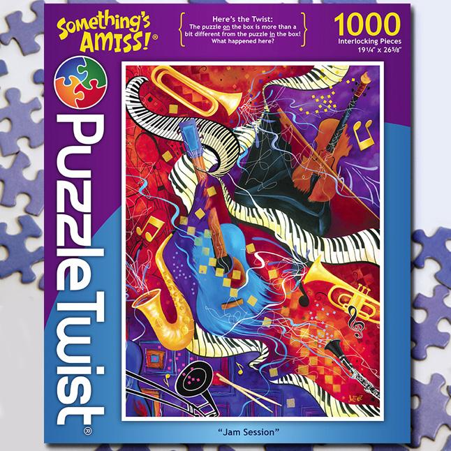 Jam Session 1000 Piece Puzzle Twist Jigsaw Puzzle - Quick Ship - Puzzlicious.com