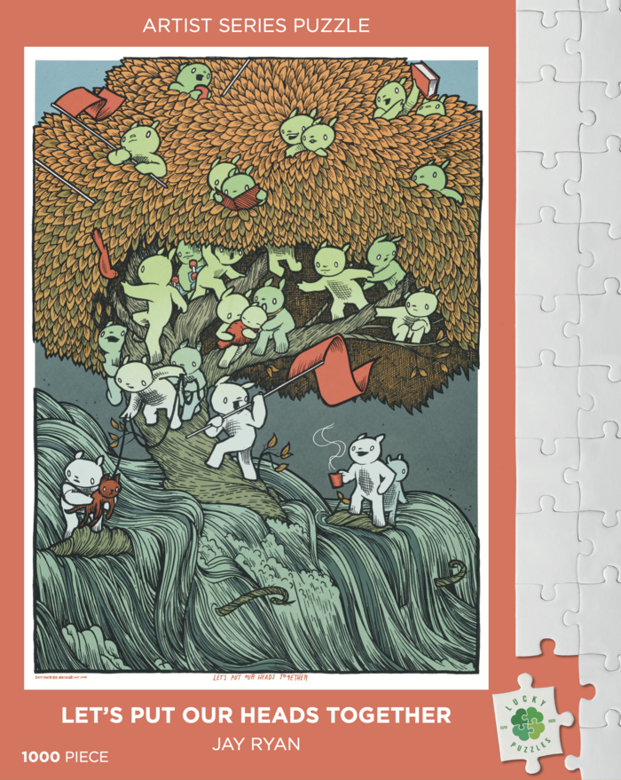 Let's Put Our Heads Together 1000 Piece Puzzle - Quick Ship - Puzzlicious.com