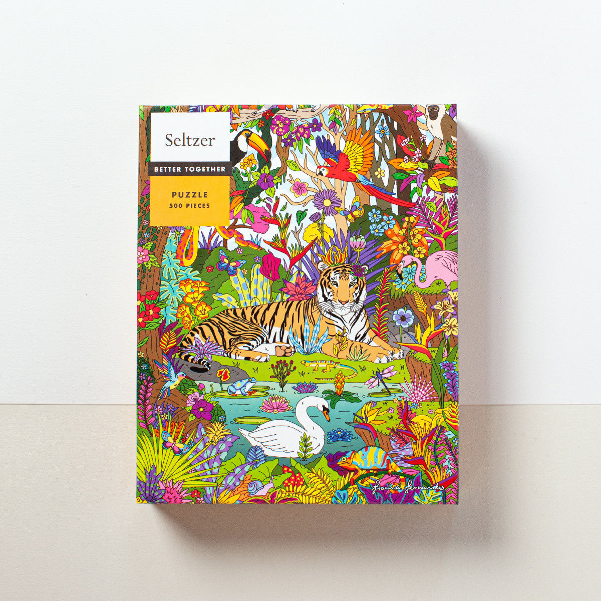 Jungle Tiger 500 Piece Puzzle - Quick Ship - Puzzlicious.com