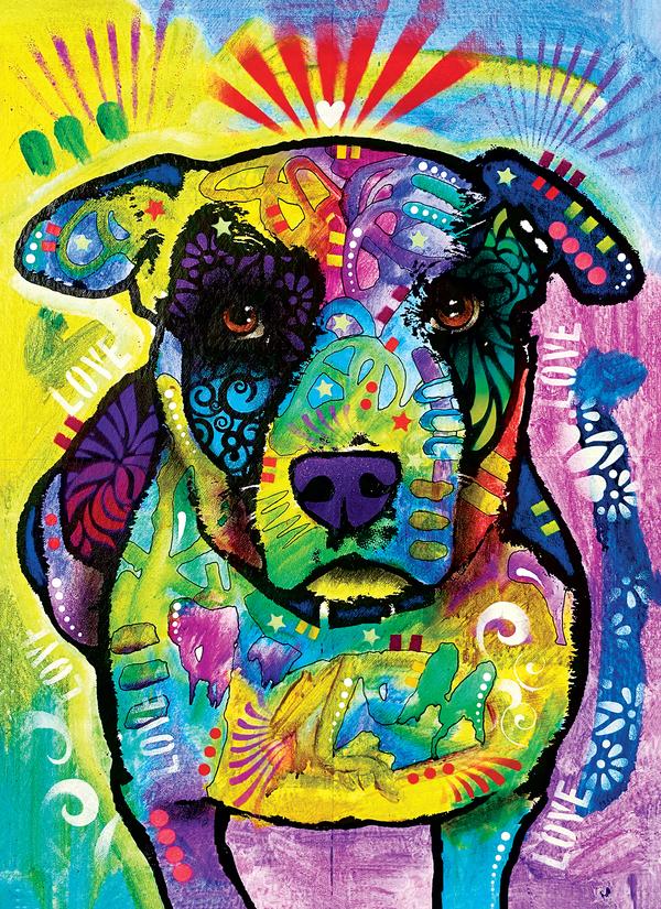 Dean Russo&#39;s Dog Love 1000 Piece Puzzle - Quick Ship - Puzzlicious.com