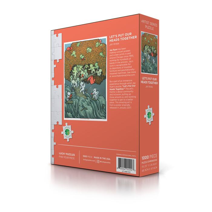 Let's Put Our Heads Together 1000 Piece Puzzle - Quick Ship - Puzzlicious.com