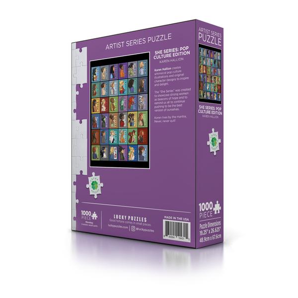 She Series: Pop Culture Edition 1000 Piece Puzzle - Quick Ship
