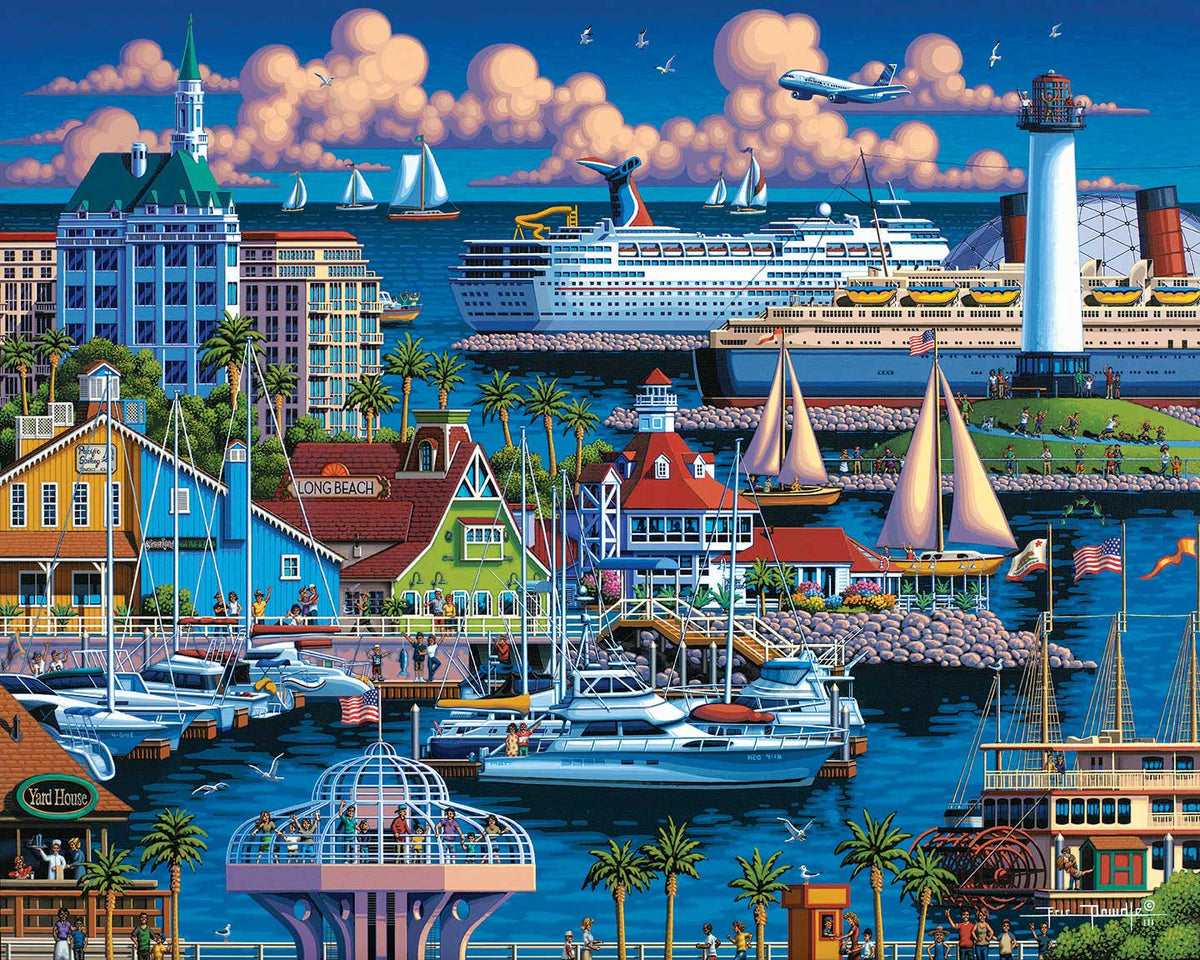 Long Beach 500 Piece Puzzle - Quick Ship