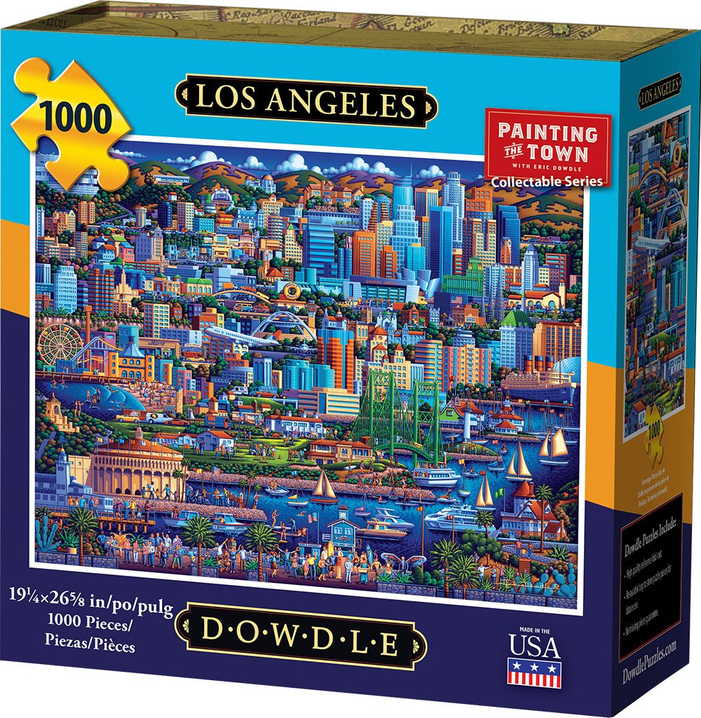 Los Angeles 1000 Piece Puzzle - Quick Ship - Puzzlicious.com