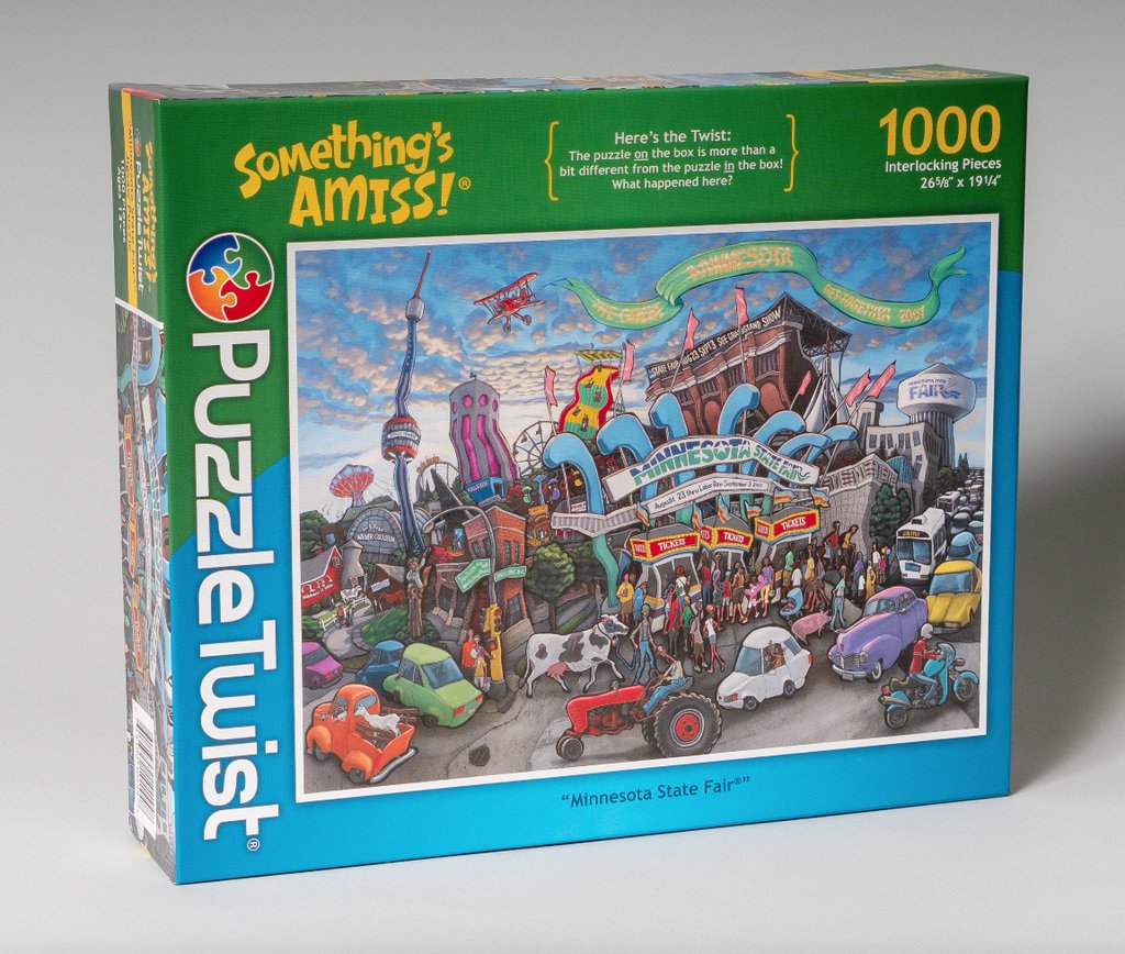 Minnesota State Fair 1000 Piece Puzzle Twist Jigsaw Puzzle - Puzzlicious.com