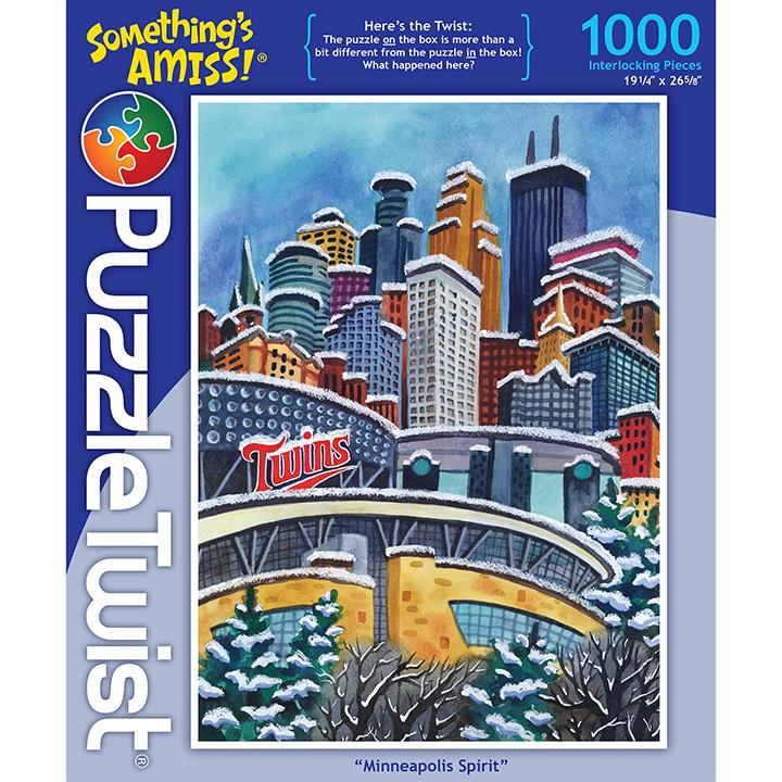 Minneapolis Spirit 1000 Piece Puzzle Twist Jigsaw Puzzle - Quick Ship - Puzzlicious.com