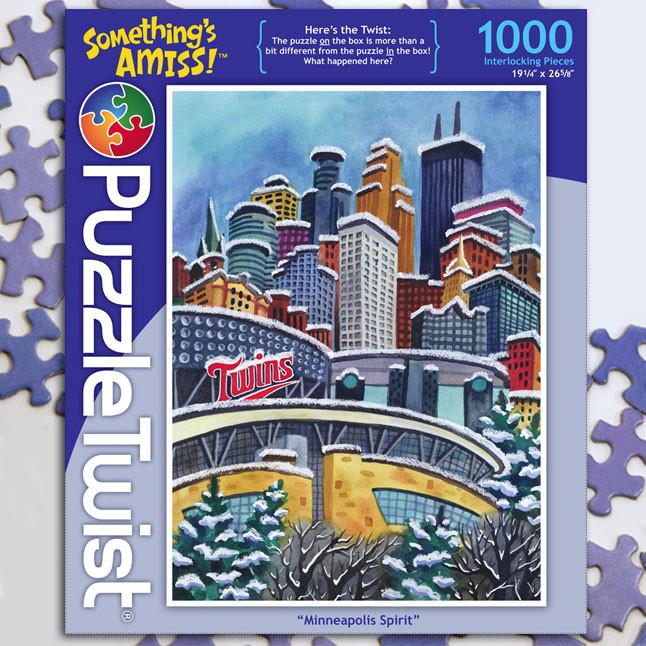 Minneapolis Spirit 1000 Piece Puzzle Twist Jigsaw Puzzle - Quick Ship - Puzzlicious.com