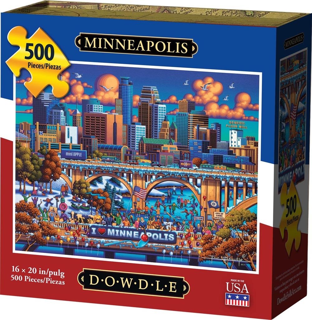 Minneapolis 500 Piece Puzzle - Quick Ship - Puzzlicious.com