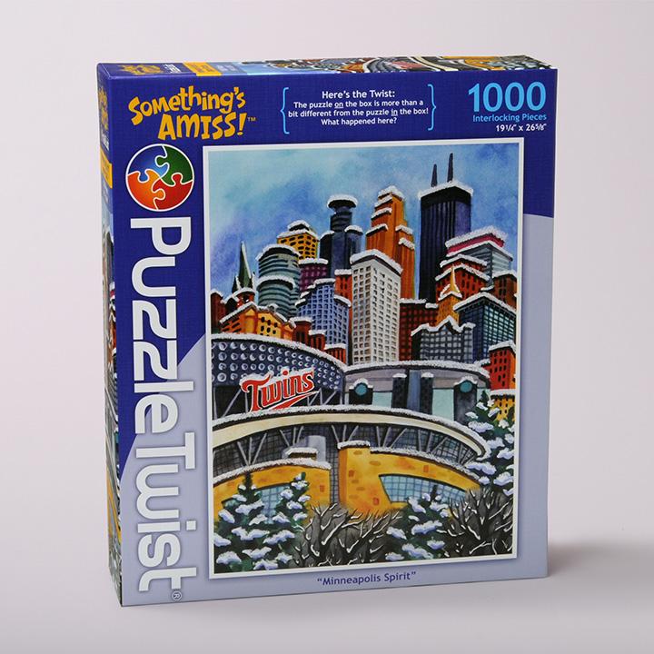 Minneapolis Spirit 1000 Piece Puzzle Twist Jigsaw Puzzle - Quick Ship - Puzzlicious.com