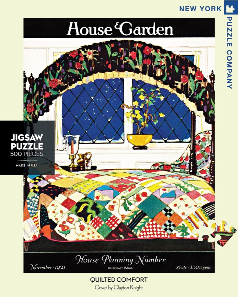 Quilted Comfort 500 Piece Puzzle - Quick Ship - Puzzlicious.com
