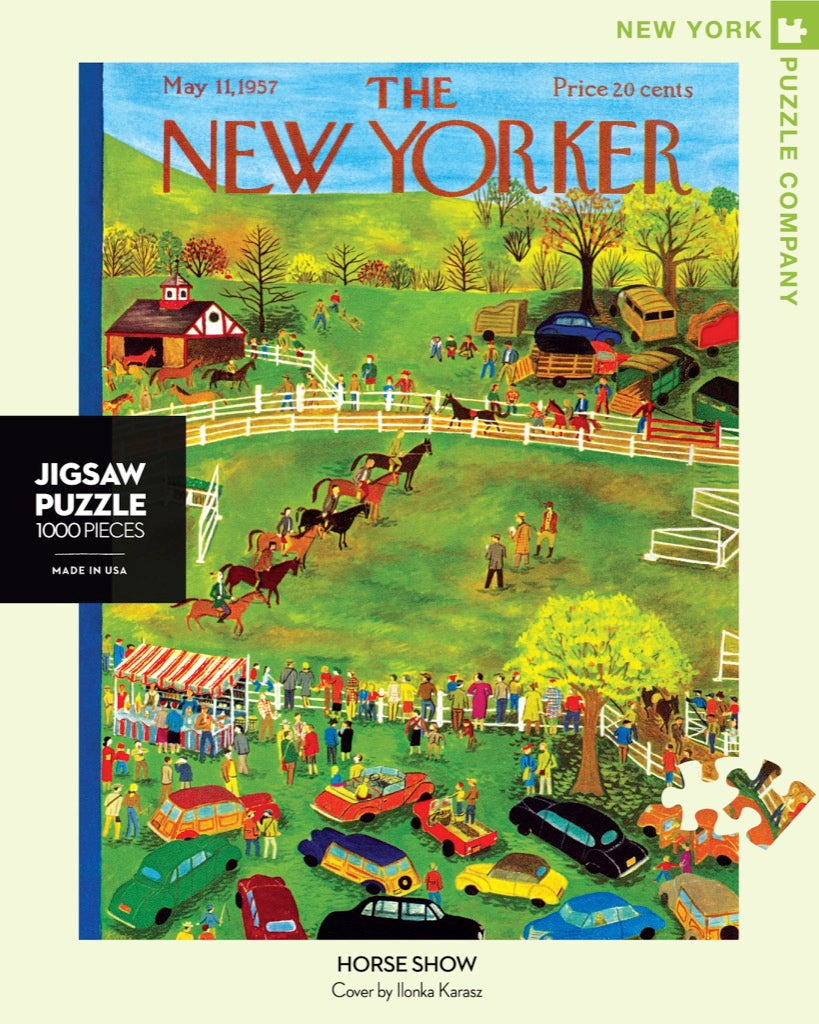 Horse Show 1000 Piece Puzzle - Quick Ship - Puzzlicious.com