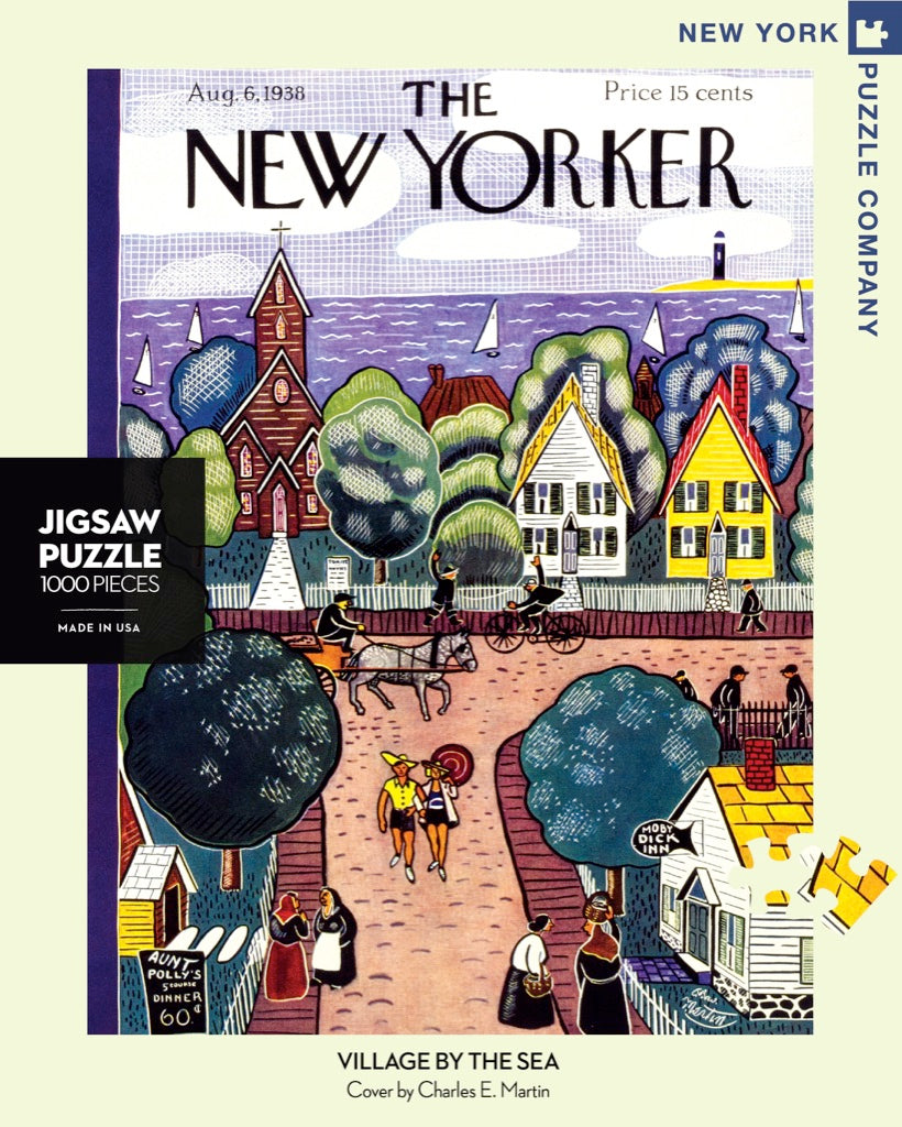 Village by the Sea 1000 Piece Puzzle - Quick Ship - Puzzlicious.com
