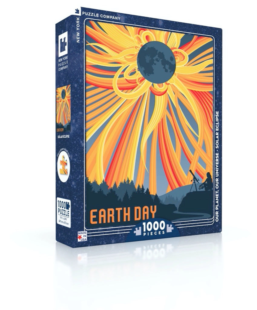 Earth Day&#39;s Solar Eclipse 1000 Piece Puzzle - Puzzlicious.com