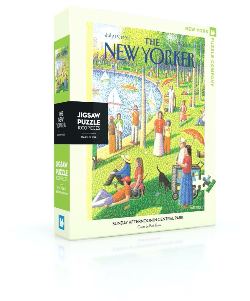 Sunday Afternoon in Central Park 1000 Piece Puzzle - Quick Ship - Puzzlicious.com