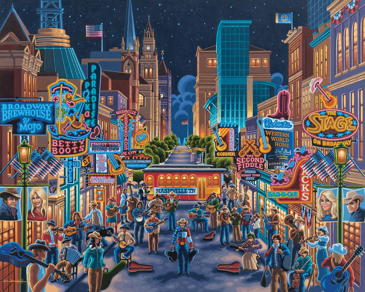 Nashville 500 Piece Puzzle - Puzzlicious.com