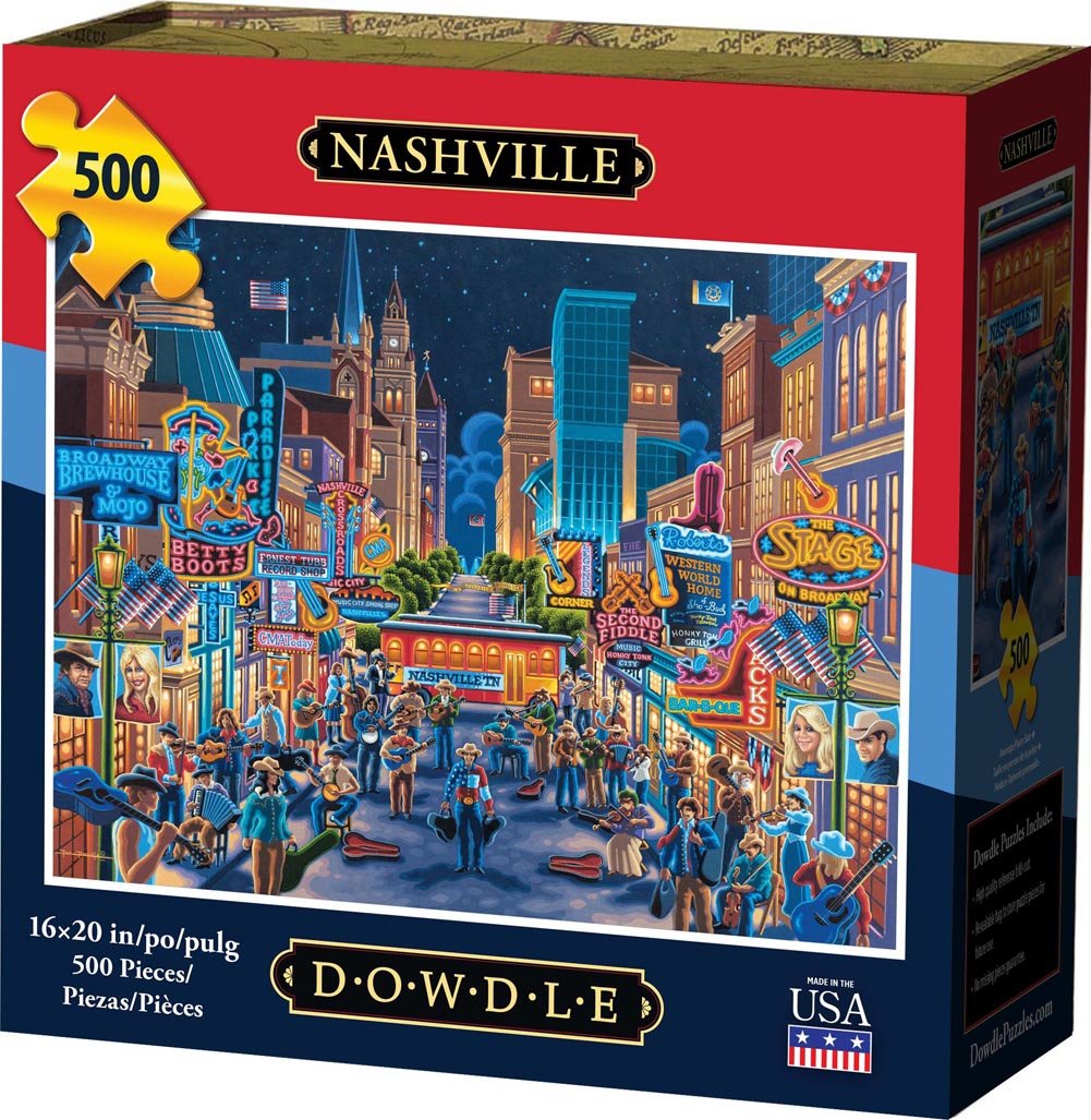 Nashville 500 Piece Puzzle - Puzzlicious.com