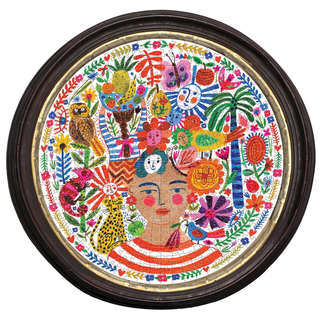 Positivity 500 Piece Round Puzzle - Quick Ship - Puzzlicious.com