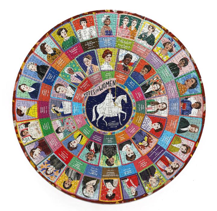 Votes for Women 500 Piece Round Puzzle - Quick Ship - Puzzlicious.com