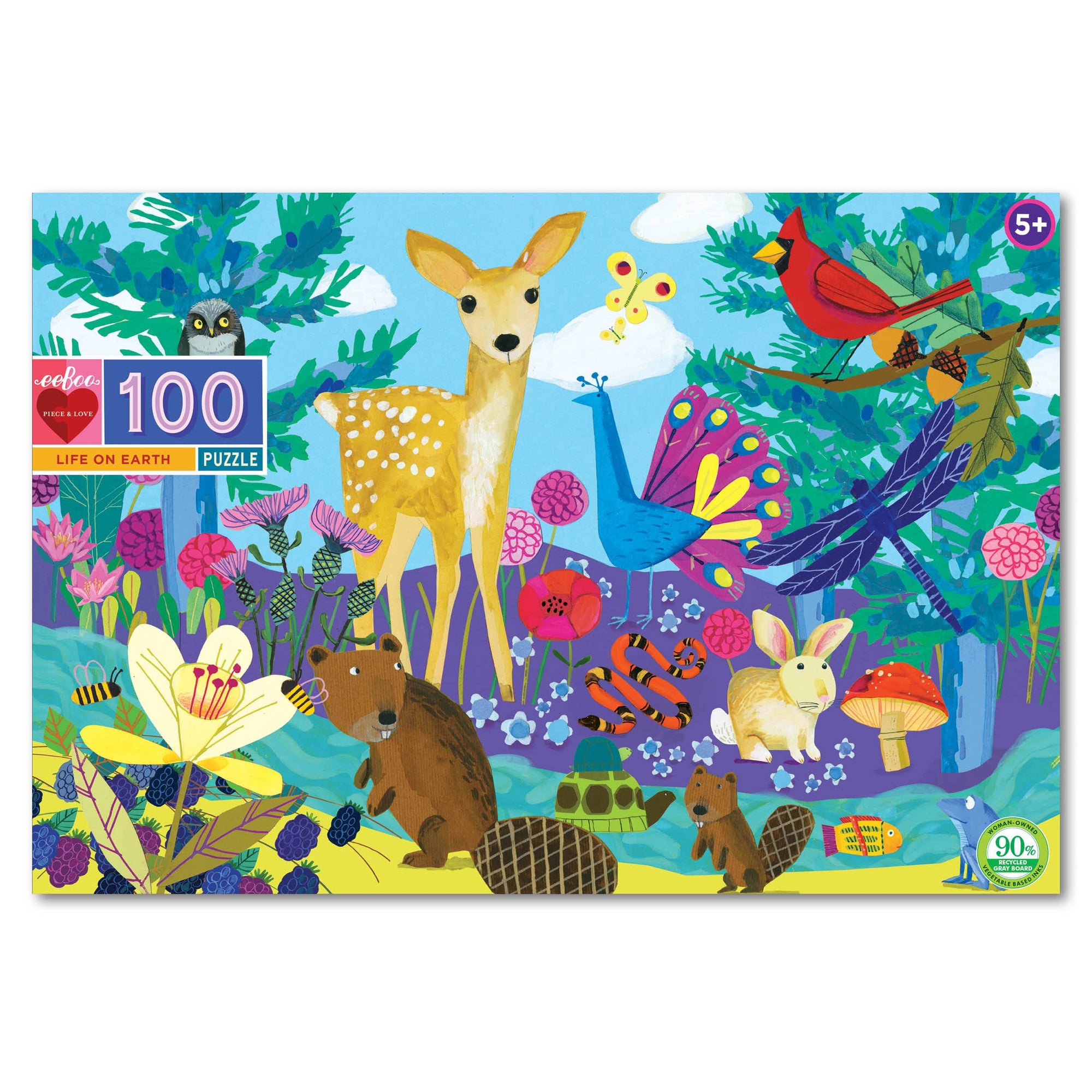 Life on Earth 100 Piece Puzzle - Quick Ship - Puzzlicious.com