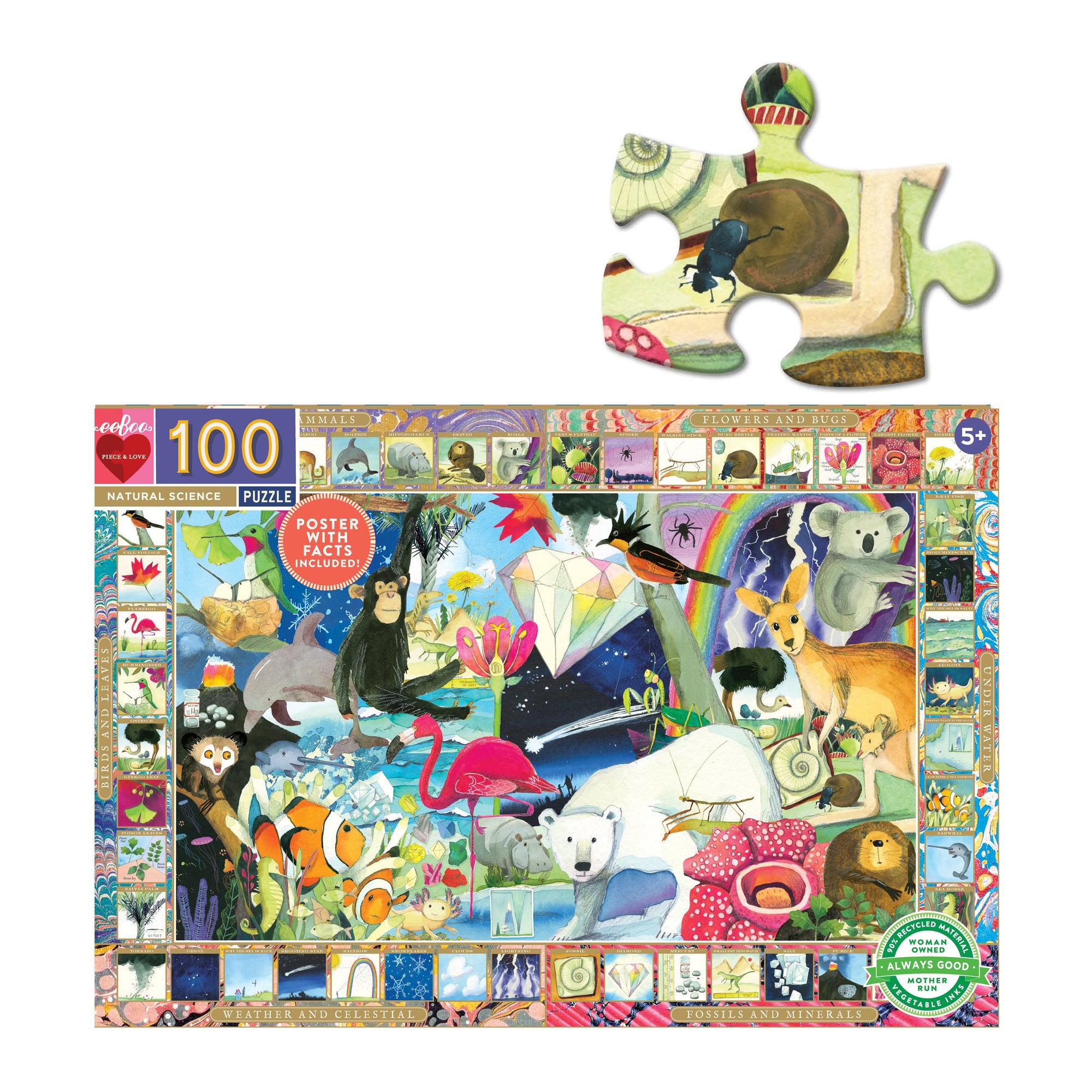 Natural Science 100 Piece Puzzle - Quick Ship - Puzzlicious.com