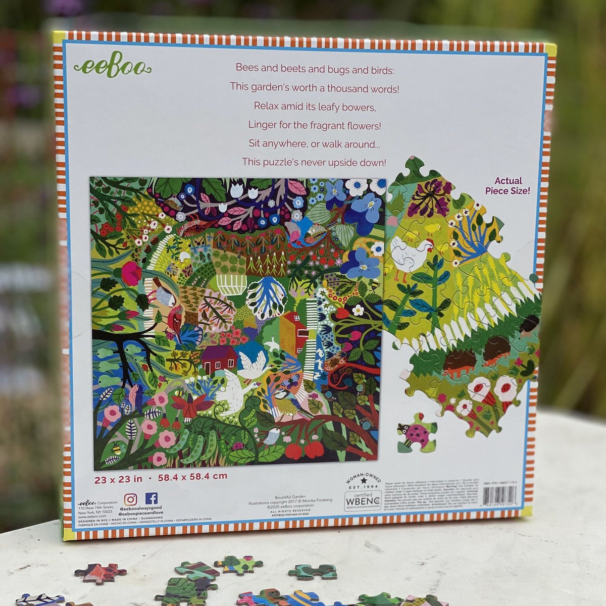 Bountiful Garden 1000 Piece Puzzle - Quick Ship - Puzzlicious.com