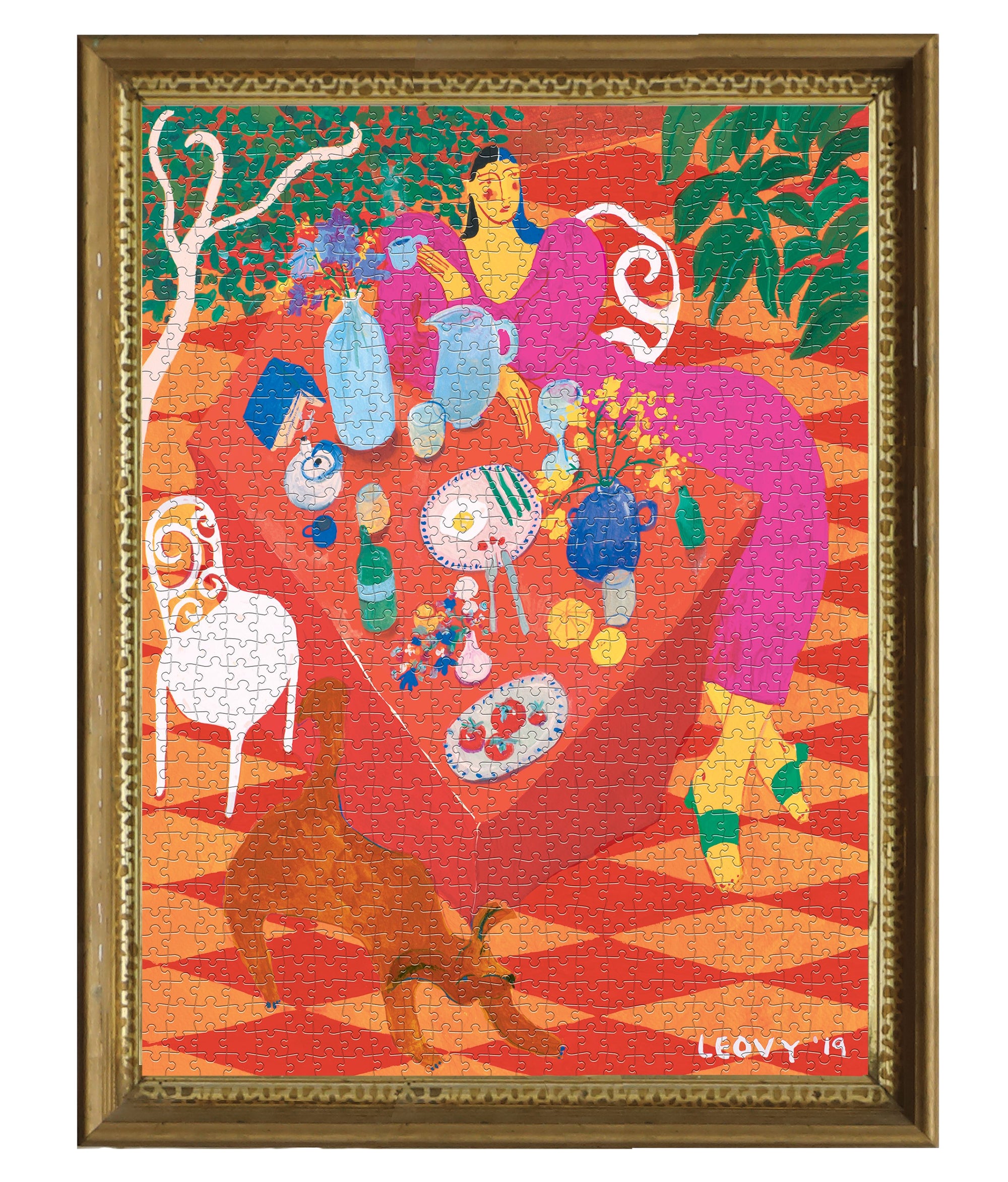 Eating Outside 1000 Piece Puzzle - Quick Ship - Puzzlicious.com