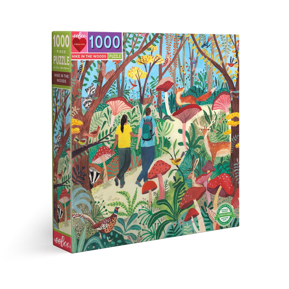 Hike in the Woods 1000 Piece Puzzle - Quick Ship - Puzzlicious.com
