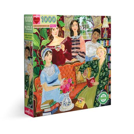 Jane Austen&#39;s Book Club 1000 Piece Round Puzzle - Quick Ship - Puzzlicious.com