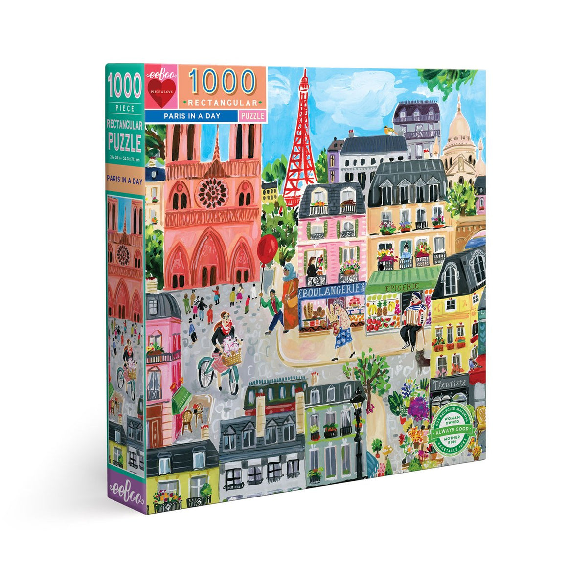 Paris in a Day 1000 Piece Puzzle - Quick Ship - Puzzlicious.com