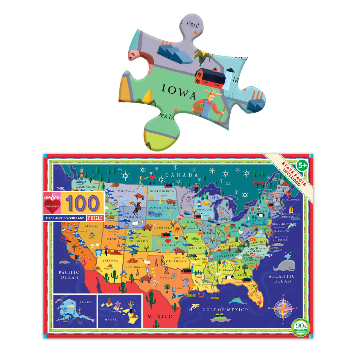 This Land Is Your Land 100 Piece Puzzle - Quick Ship - Puzzlicious.com