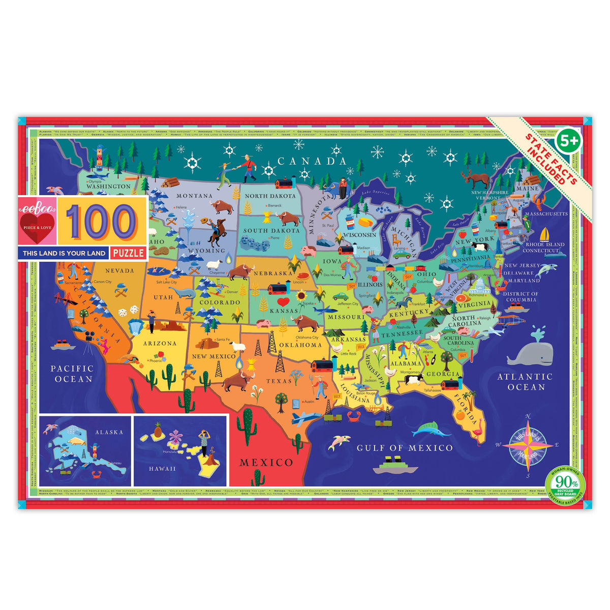 This Land Is Your Land 100 Piece Puzzle - Quick Ship - Puzzlicious.com