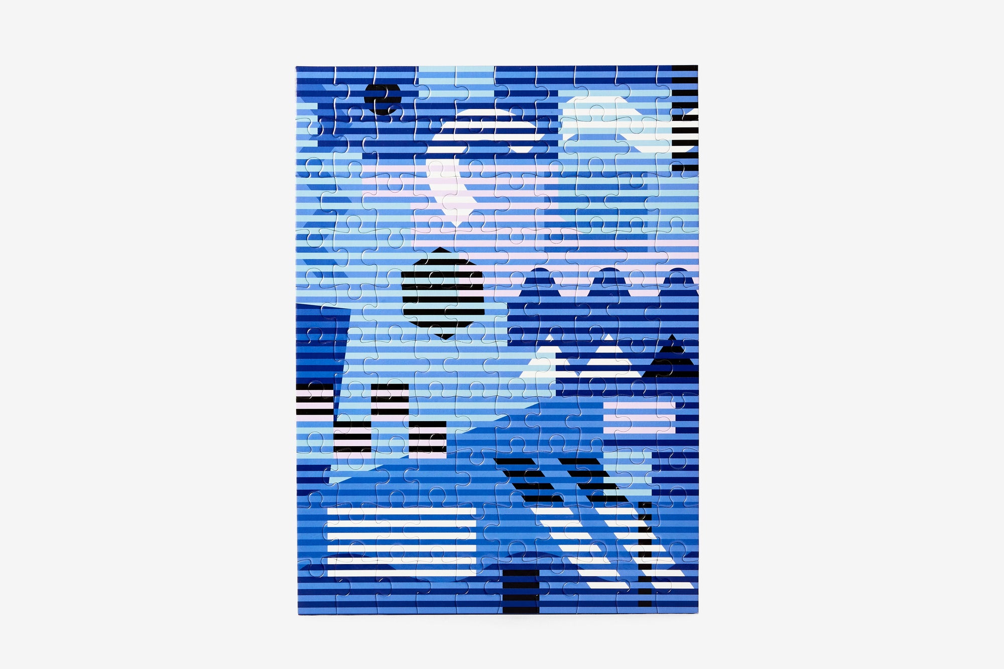 Dusen Dusen Pattern Puzzle - Small Lenticular 100 Piece Puzzle - Puzzlicious.com