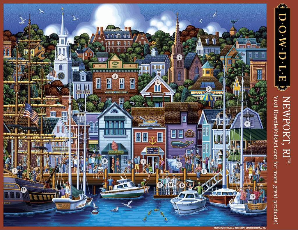 Newport RI 500 Piece Puzzle - Quick Ship