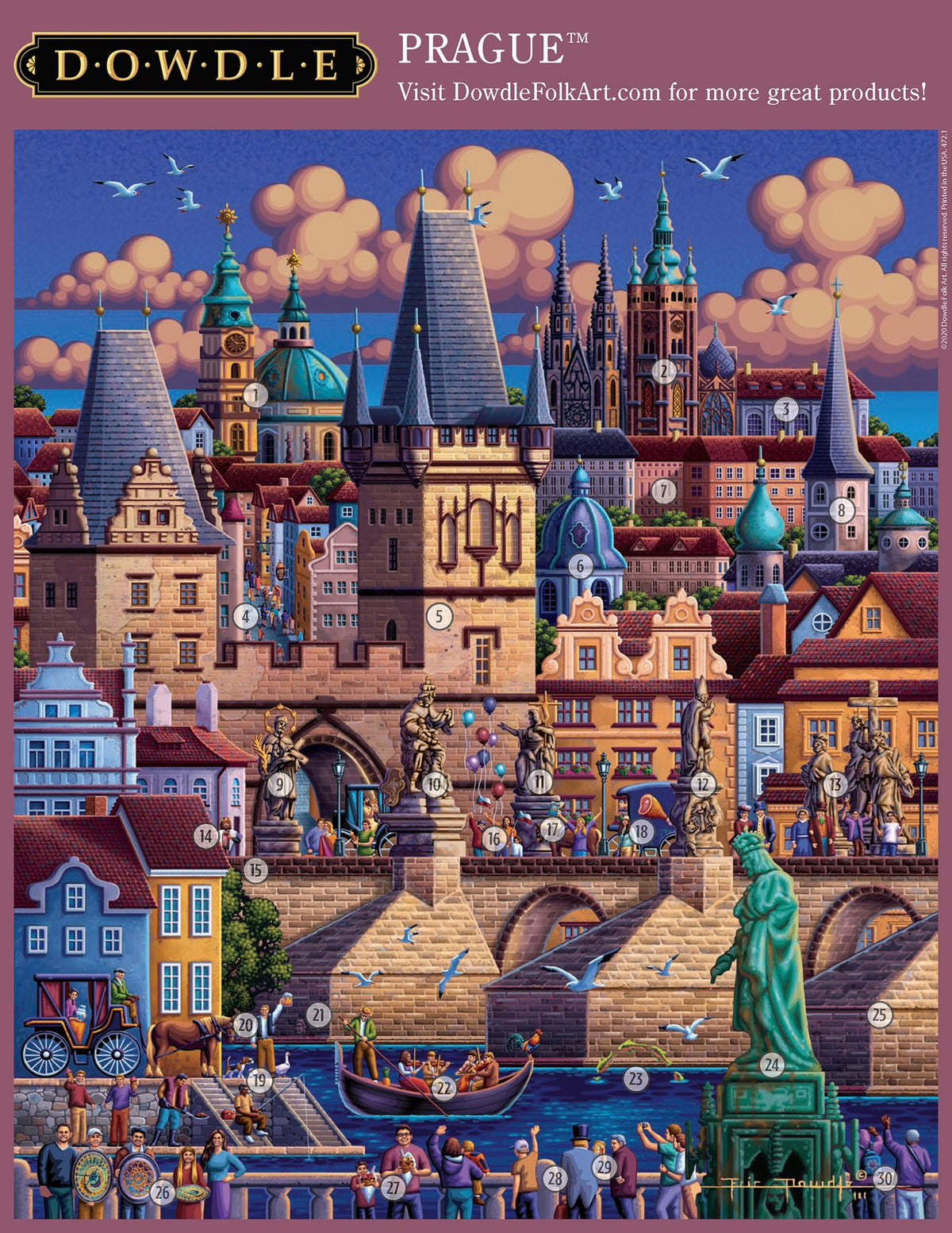 Prague 500 Piece Puzzle - Quick Ship